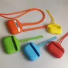 Groothandel hoofdtelefoon accessoires siliconen behuizing met riem anti-verloren mix pure kleur bescherming dekking voor Airpods Pro Apple oordopjes 3 hoesje