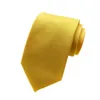 클래식 페이즐리 넥타이 단단한 미세 줄무늬 블랙 핑크 레드 블루 브라운 노란색 실버 네이비 100% 실크 남자 넥타이 넥타이