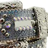 Cinturones de moda para mujeres diseñadora masculina BB Simon Rhinestone Cinturón con diamantes de imitación Bling como regalo
