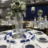 6 PCS 110CM Decoration pedestal Crystal Wedding Road Lead Acrylic Centerpiece For Event Party Decorations Wedding & Supplies imake091