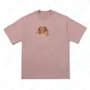 22SSメンズデザイナーTシャツ夏のルーズティーファッションマンSカジュアルシャツLuxurys衣料品ショートパンツスリーブ服女性TシャツサイズS-XL