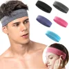 Yoga hårband andningsbara hårband svettband gym fitness sport pannband footaball socer som kör elastiskt band för kvinnor män
