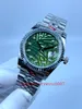 original Box high-quality Watch New Version Unisex 36mm Green Yellow Bamboo leaves Dial ETA Movement Automatic Movement 316L Mens Ladies Fashion Watches