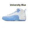 Jumpman 12 12s Mens Retro Basketball Shoes Sneaker University Blue Black Taxi Hyper Royal Playoffs Royalty Utility Reverse Flu Game Men Trainers Sports sneakers