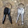 Portable Phillips Slotted Skruvmejsel Key Ring Rostfritt Stål KeyRing Hike Outdoor Multi Mini Pocket Repair Tool Gadget Camp