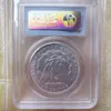 EUA moeda 1889cc vf25 morgan dólar artesanato de prata moeda sênior caixa transparente