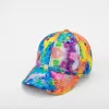 Tie-Dye Baseball Caps Sports Summer Breate Hat Travel Outdoor Retro Vintage Designer Hats Sun Fashion Sunscreen Found 8 Colors