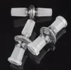 10 Styles Glass Adapter 7cm Hookah Bowl Adaptor 14mm 18mm Female Male Reducer Connector for glass bong water pipe oil rig