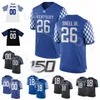 Chen37 NCAA Football College Lynn Bowden Jr Jersey Kentucky Wildcats Sawyer Smith Benny Snell Stephen Johnson Stanley Williams Patrick Towles Home