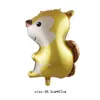 Cartoon Animal Foil Balloons squirrel Ballon Fox Globos Air balloon Birthday party decorations Kids hedgehog Inflatable toys