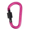 Gadget per esterni di alta qualità Tornari in alluminio in alluminio da esterno D -forma Carabinatore Carabinatore Sopravvivere Chiave Clip clip clip per clip. Tornario