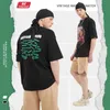 Var menswear | 2022 Sommar Ny Death Front och Back Print Kortärmad Hip Hop High Street Fashion Märke T-shirt Män