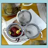 Nowy infuzor herbaty ze stali nierdzewnej 4,5 cm / 5,5 cm 7 cm / 9 cm infuzorami garnka do sitka siatki Dostawa 2021 Narzędzia do kawy naczynia napoja