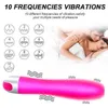 Nxy Vibrators Anal Bullet Vibrator 10 Modes Vagina Sex Toys for Adult Waterproof g Spot Massager Dildo Rechargeable Clitoris Stimulator Sexual 220505