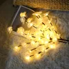 Строки 73 см 20LEDS Орхидея ветвь легкая струна розовый/белое искусственное дерево для свадьбы Рождественская домашняя вечеринка спальня украшала светодиод