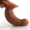 F164 silikon dubbelskikt 3,6 cm huvuddjup 16 cm dildo för kvinnlig onani stick sug kopp vuxen sexig leksaker massage g-spot