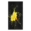 Towel Yellow Flowers Paint Kitchen Microfiber Cleaning Cloth Car Wash Absorbent Drying ClothTowel