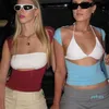 2022-Fashion Urban Sexy Backless Cut Out Crop Tops Women Summer Basic O Neck Vintage Street Short Sleeve T Shirts