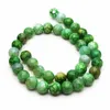 6-16mm natuurlijke groene nieuwe brand agaat sectie ronde losse kralen diy sieraden accessoires halffabrikaten Europese en Amerikaanse stijl