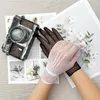 Cinq doigts gants mode été personnalisé maille blanc étiquette femmes cadeau de mariage mitaines vêtements accessoires dentelle vêtements