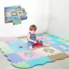 Tappetino da gioco in schiuma EVA con recinzione Baby Puzzle Tappetini per tappeti Tappetino spesso per bambini Giocattoli educativi Attività Pad Colore casuale 220624