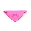 Candy Color Triangle Letter Brooch Women Letters Brooches Suit Lapel Pin with Stamp Fashion Jewelry