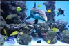 Anpassad vilken storlek Silk Photo Mural Wallpaper Underwater World Fish Dolphins Biologi Himmel för vardagsrum sovrummet zenith tak väggmålning