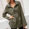 여성 후드 방수 지퍼 방풍 방수 방수 레인 코트 양식 재킷 고품질 편안한 패션 재킷 Quick L220725