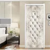 3D vintage behang deur sticker muur paintngs Europese stijl reliëf bloemen muurschildering woonkamer slaapkamer keuken pvc deur stickers