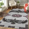 Alfombras Viking Tattoo Eagle Rug 3D All Over Impreso Alfombra Mat Sala de estar Franela Dormitorio Piso antideslizante 03272P91489995523107