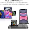 Epacket 3 em 1 Charging Stand Phone Watch Charger Holder Charge Dock para iPhone 11pro Max 5 4 3 AirPods 2 Cabos de carregamento Requisitos 224143