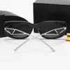 Gafas de sol diseñador de moda Men Goggle Goggle Outdoor Beach Classic Lady Gafas para mujeres Top Luxury Sun Gafass Triangular Firma con caja