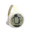 Beretti Penguin magnifica illliustration Nordic Modello inverno a orecchio per le orecchie peloso in vello aurico