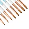 Brosse à ongles en acrylique sertie 100, en Sable Kolinsky, professionnelle ou débutant, Style nouveauté, outil à ongles, taille 2166885473