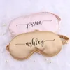 Party Decoration Personalized Satin Eye Mask For Sleeping Birthday Sleepover Gifts Anniversary Customized Bachelorette Favor