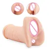 Massagegeräte Frauen y Gummi -männliche Masturbation Vagina Cup Mann Masturbator Künstliche Pussy Arsch Toy9015956