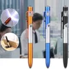 4 in1 tükenmez kalem katlanır cep telefonu tutucu/ LED ışık/ dokunmatik kapasitif dokunmatik ekran kalem yazma aracı ofis tedariki