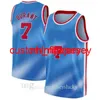 2021New Kevin 7 Durant Basketball Jersey Mens Kyrie 13 Harden City 11 Irving Blue White Black Sleeveless Shirt 100% Stitched S-2XL