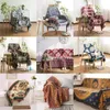 Latest Tribal Blankets Indian Outdoor Rugs Camping Picnic Blanket Boho Decorative Bed Plaid Sofa Tassels Linen Mats 220524