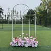 Grand Event Party Decoration 3pcs/Lot Wedding Arches Iron Pipe Gold Black N-formad Flower Stands Metal Props Backdrop Artificial Decorations