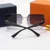 Designer merkbril buitensport schaduw volledig frame mode klassiek anti-ultraviolet universele bril mannen en vrouwen 5 kleuren met