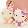 DHL New Style 12cm Plush Doll for Kids Birthday Christmas Gift Keychain Stuffed Animals Cute Plushie Pendant Doll Girls