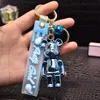 Party Gunst 2022 Creatieve acryl staande beer Keychain Cartoon schattige tweekleurig gewelddadige beren auto sleutelhanger tas ornament