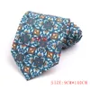 Floral Print Ties For Men Wome Printted Classic Tie Casaual Mens Cartoon Fashion 9 Cm Width Necktie Wedding Party