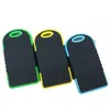 Solar waterdichte power bank zonnepaneel batterijladers voor smartphone pad tablets camera mobiele krachten banken universele 5000 mAh