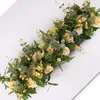 Dekoratif Çiçek Çelenkleri Düğün Simülasyonu Çiçek Düzenlemesi Gül Hidrangea Studio Pografi Sahnesi Arka Plan Duvar Dekorasyon Dekoratif