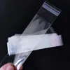 OPP Transparent Rectangular Plastic Self-adhesive Bag Ziplock Pouch Pen Jewelry Candy Packaging Resealable Gift Packaging Bag