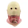 Film pan039s labirinto horror uomo pallido senza occhio mostro cosplay lattice maschera e guanti di Halloween hounted hounted oggetti spaventosi 2207199160616