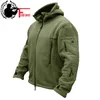 Men's Jackets Combat Actives Winter Military Fleece Warm Tactical Jacket Men Thermal Breathable Hooded Coat Outerwear ArmyMen's