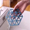 Silicone Mat Hollow Coaster Insulation Mats Cup Hexagon Pad Heat-insulated Bowl Home Decor Desktop Placemat